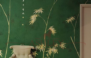 Bamboo_2100 De Gournay Japanese & Korean Бумажные обои Англия