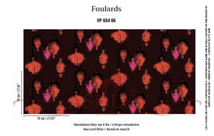 VP_684_06 Elitis Foulards Виниловые обои Франция