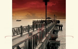 1049-sunset-at-the-pier-270-186 Rafael Rafael_1 Фотообои Германия